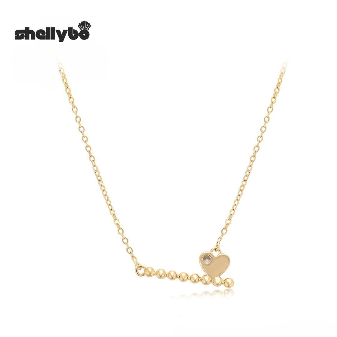 Golden Heartbeat Necklace