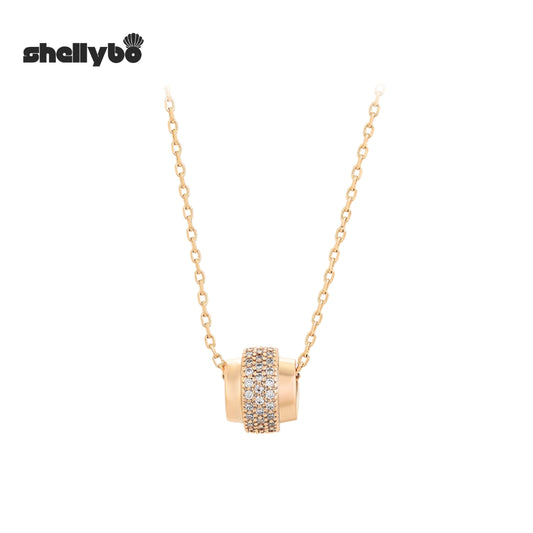 Golden Dazzling Loop Necklace